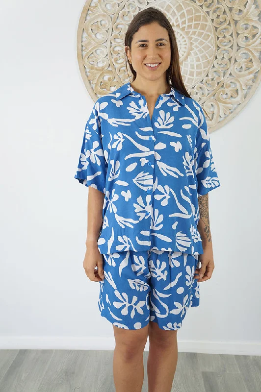 Abbey Shirt "Jellyfish" Relaxed Shirt Gown