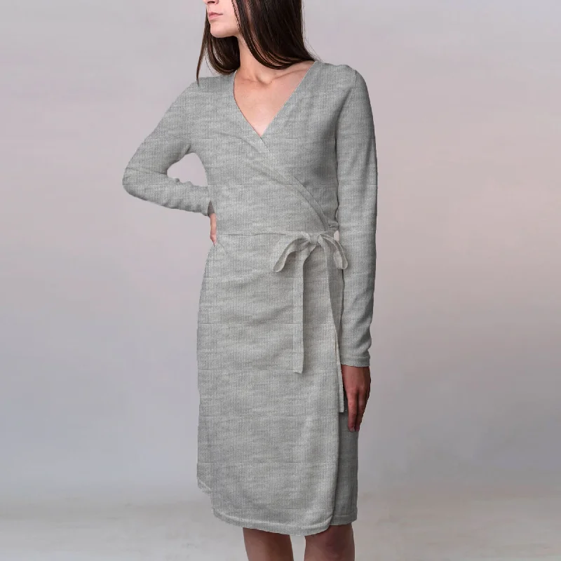 Wrap Sweater Dress Sweater Dress Cozy