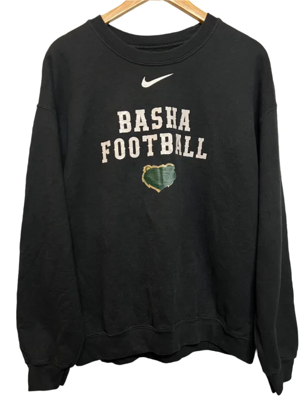 Nike Basha Football Black Sweatshirt (Size L) Graphic Sweatshirts Collection