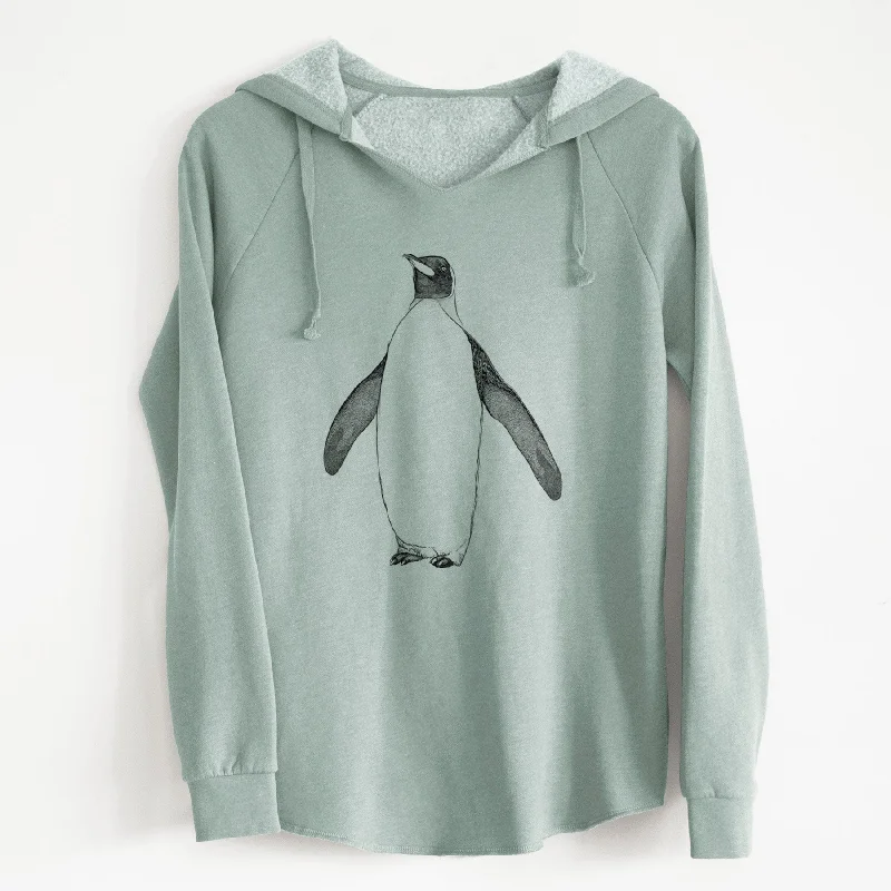 Emperor Penguin - Aptenodytes forsteri - Cali Wave Hooded Sweatshirt Graphic Hoodie Sweatshirt