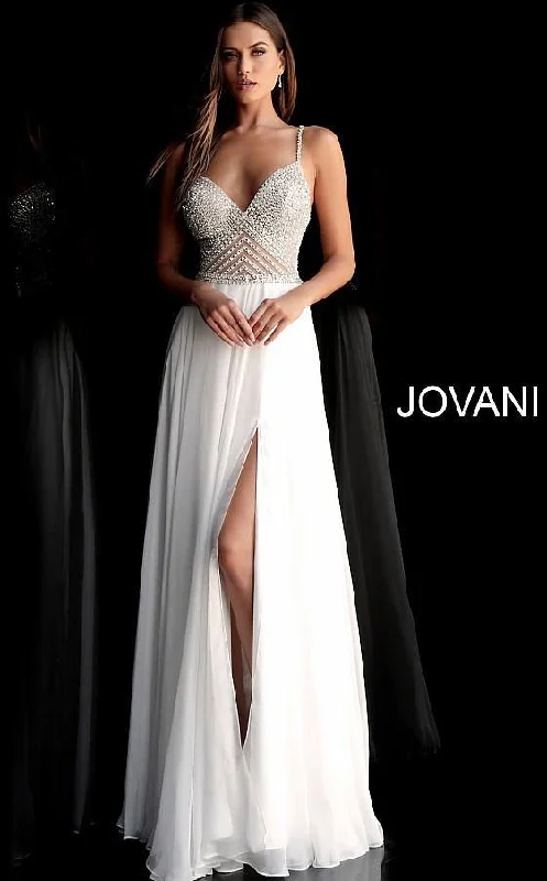 Jovani 66925 High Slit Long Prom Dress Party maxi dresses