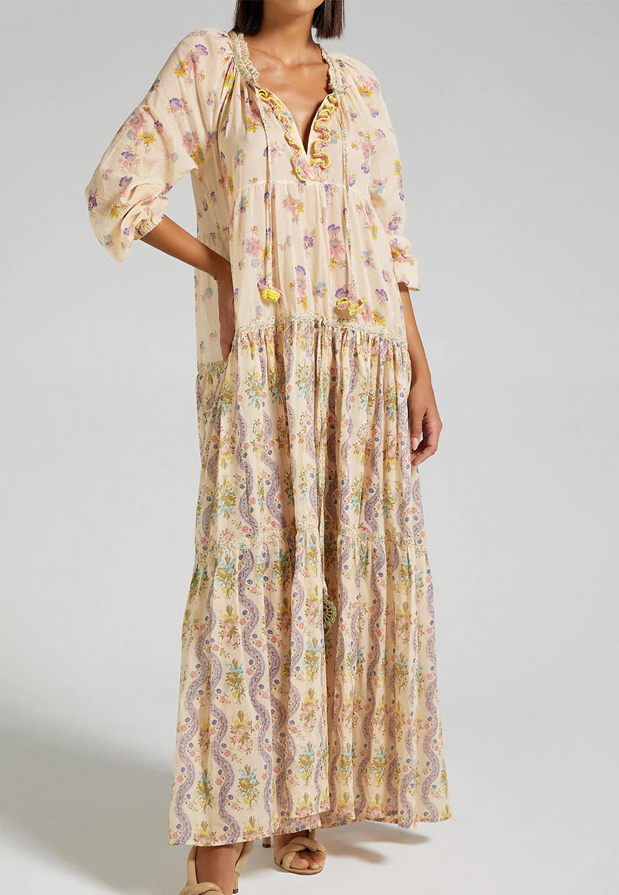 Lorella Long Kaftan Mixcipria A-line maxi dresses