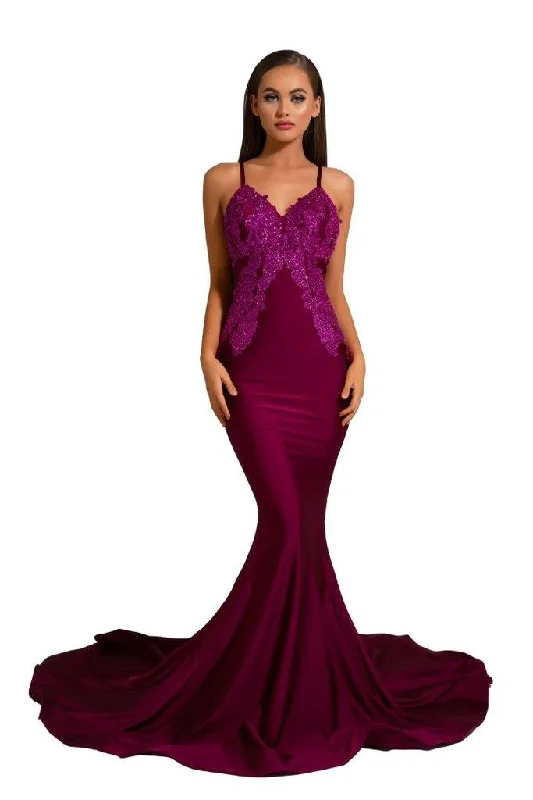 Portia And Scarlett 6303 Sexy Long Formal Prom Dress Flowy maxi dresses