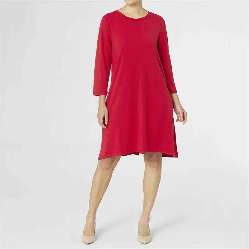 Oh So Soft Essential Tunic Dress - Tango Red Sexy unclassified dresses