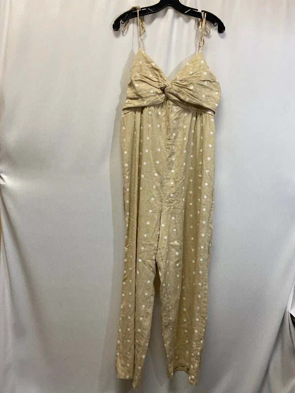 Beige Jumpsuit Old Navy, Size L Short unclassified dresses