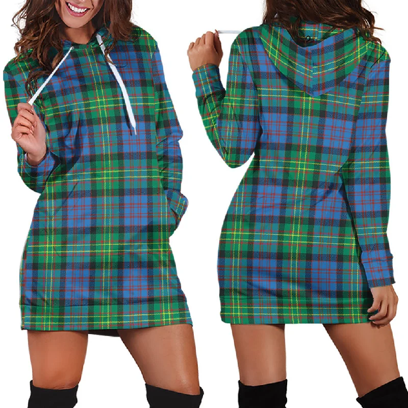 Bowie Ancient Tartan Hoodie Dress Discounted unclassified dresses