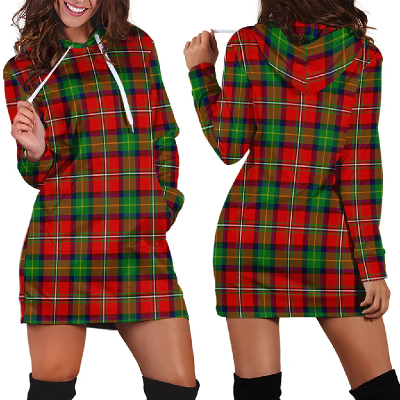 Boyd Tartan Hoodie Dress Backless unclassified dresses