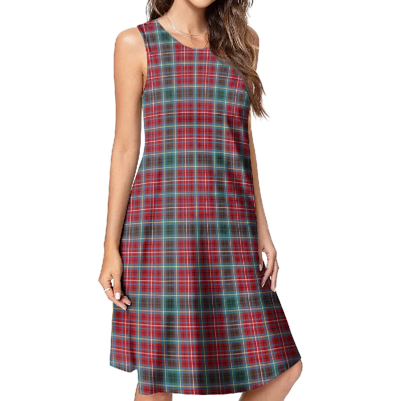 British Columbia Province Canada Tartan Womens Casual Dresses Floral unclassified dresses