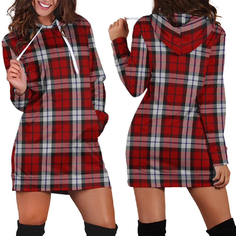 Brodie Dress Tartan Hoodie Dress Color block unclassified dresses