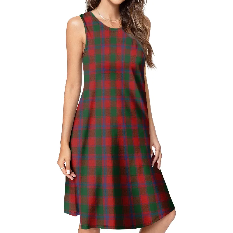 Bruce Old Tartan Womens Casual Dresses Mesh unclassified dresses