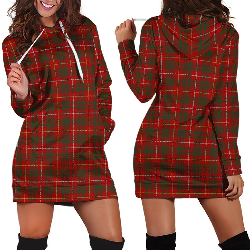 Bruce Tartan Hoodie Dress Beaded unclassified dresses