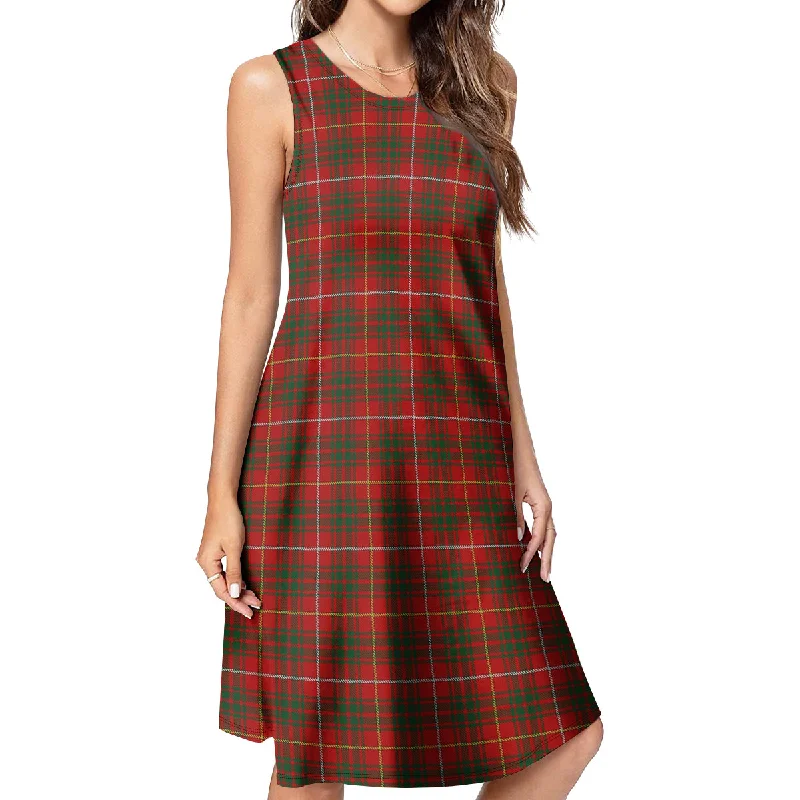 Bruce Tartan Womens Casual Dresses Bodycon unclassified dresses