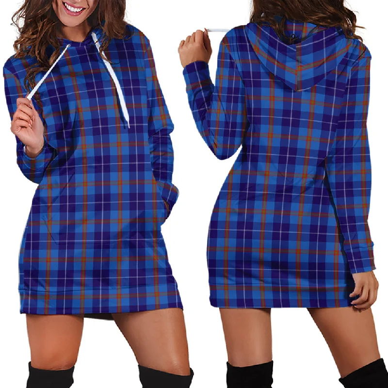 Bryson Tartan Hoodie Dress One-shoulder unclassified dresses