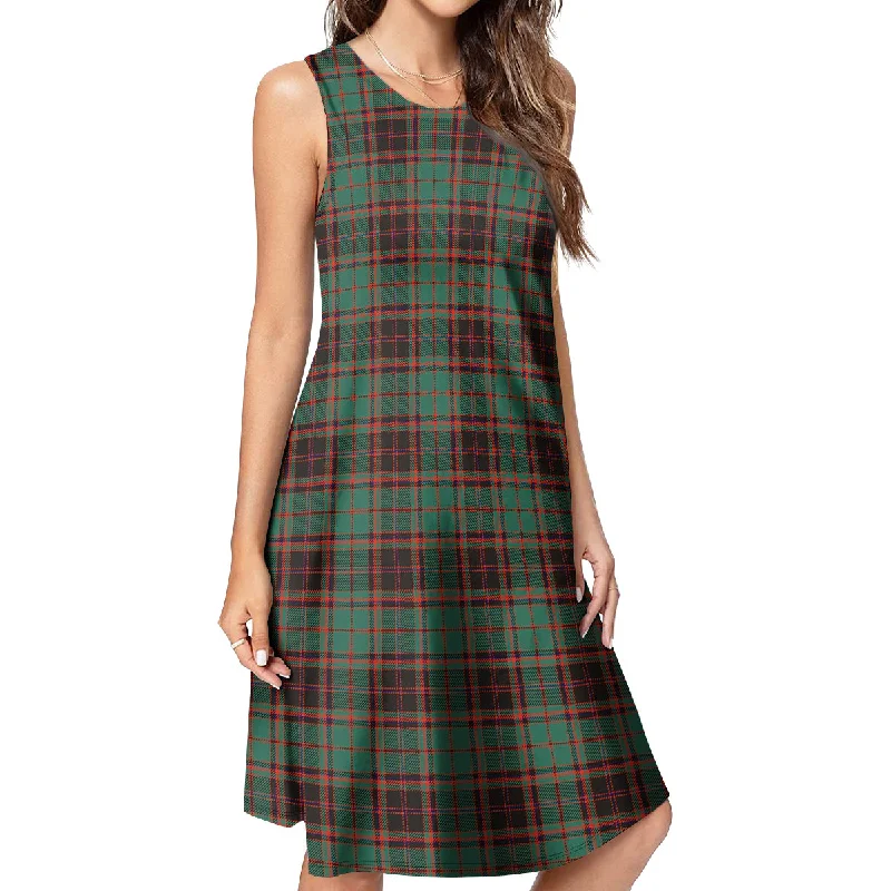 Buchan Ancient Tartan Womens Casual Dresses Embroidered unclassified dresses