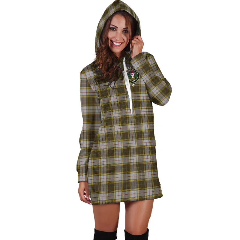 Buchanan Dress Tartan Hoodie Dress with Family Crest High-end unclassified dresses