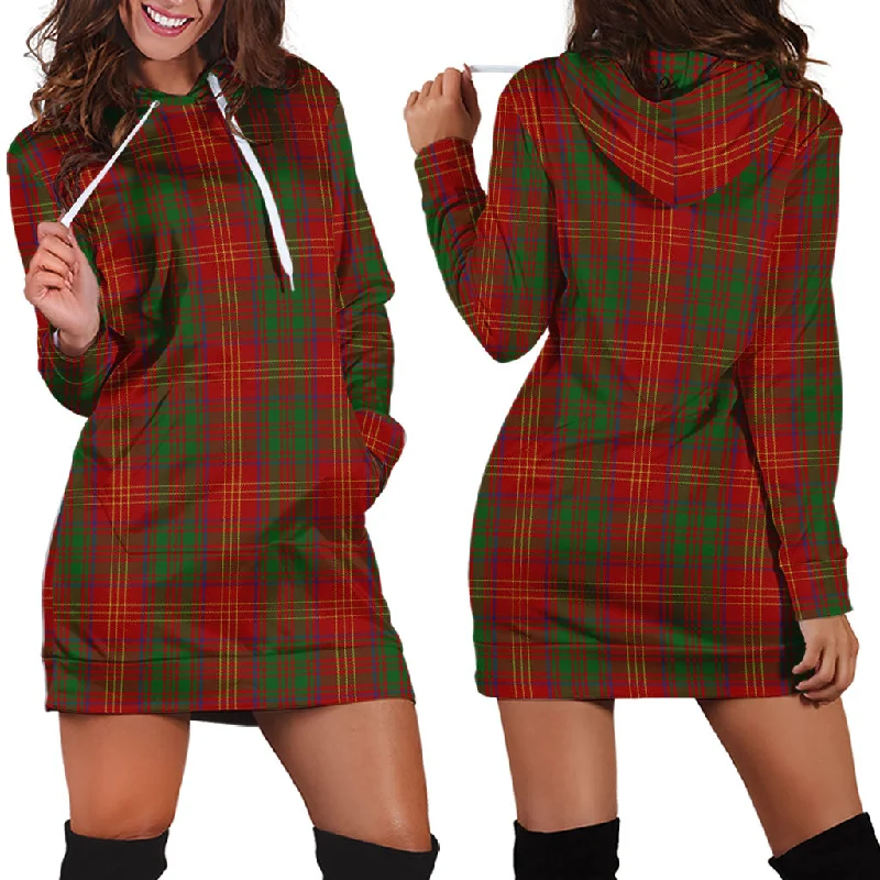 Burns Tartan Hoodie Dress Y2K unclassified dresses