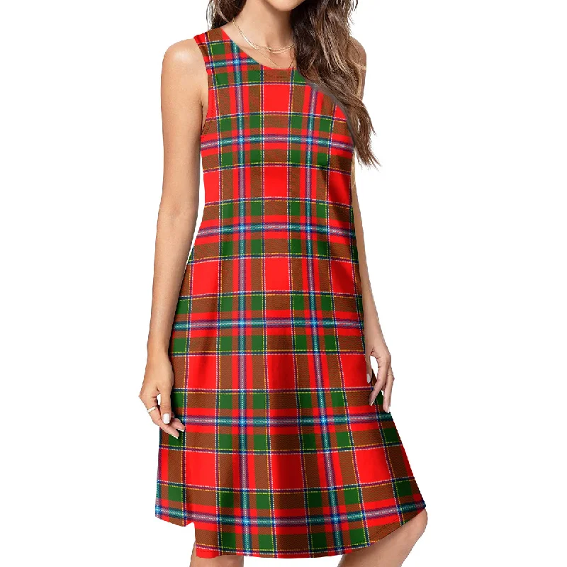 Butter Tartan Womens Casual Dresses Floral unclassified dresses