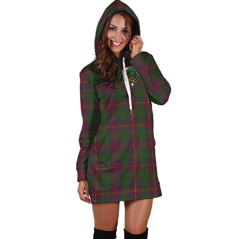 Cairns Tartan Hoodie Dress with Family Crest Silk unclassified dresses