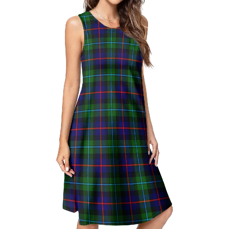 Calder Tartan Womens Casual Dresses Wrap unclassified dresses