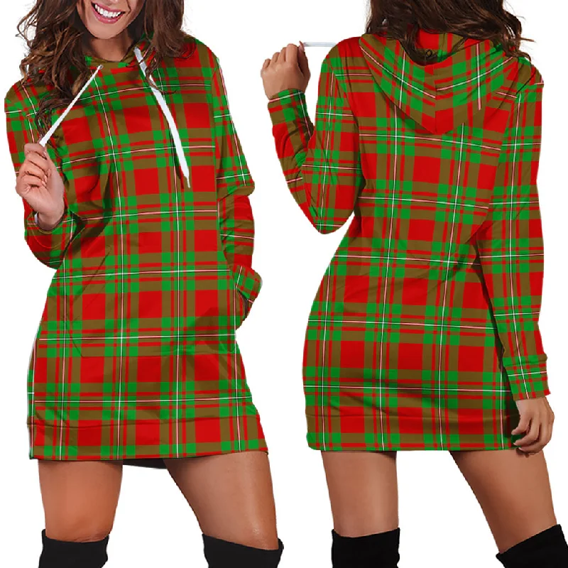 Callander Tartan Hoodie Dress High-low unclassified dresses