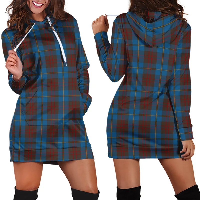 Cameron Hunting Tartan Hoodie Dress Polka dot unclassified dresses