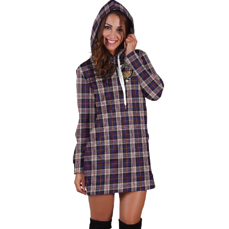 Cameron of Erracht Dress Tartan Hoodie Dress with Family Crest Pastel unclassified dresses