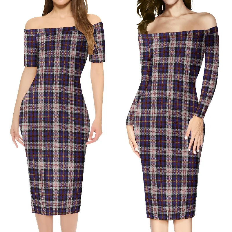 Cameron of Erracht Dress Tartan Off Shoulder Lady Dress Stretchy unclassified dresses