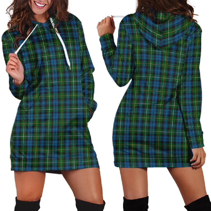 Campbell of Argyll #02 Tartan Hoodie Dress Sequin unclassified dresses