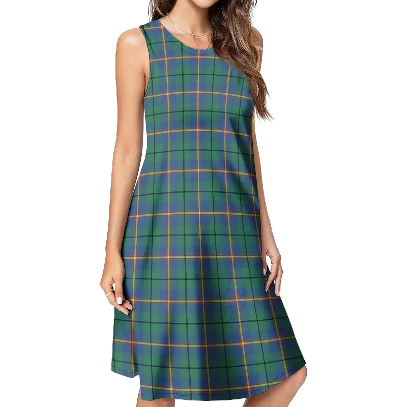 Carmichael Ancient Tartan Womens Casual Dresses Travel unclassified dresses