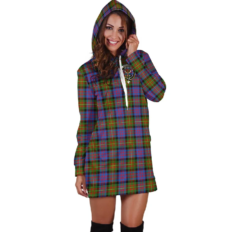 Carnegie Ancient Tartan Hoodie Dress with Family Crest Engagement unclassified dresses