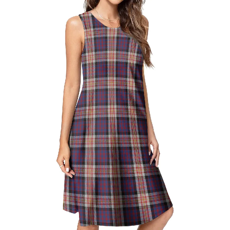 Carnegie Tartan Womens Casual Dresses Long sleeve unclassified dresses