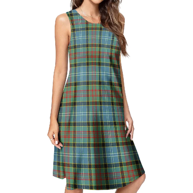 Cathcart Tartan Womens Casual Dresses Beaded unclassified dresses