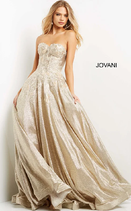 Corset Bodice Ballgown By Jovani -07497 A-line unclassified dresses