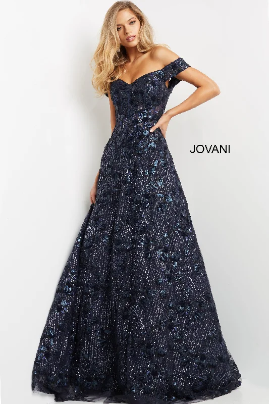 Embellished A Line Evening Dress By Jovani -07162 Formal unclassified dresses