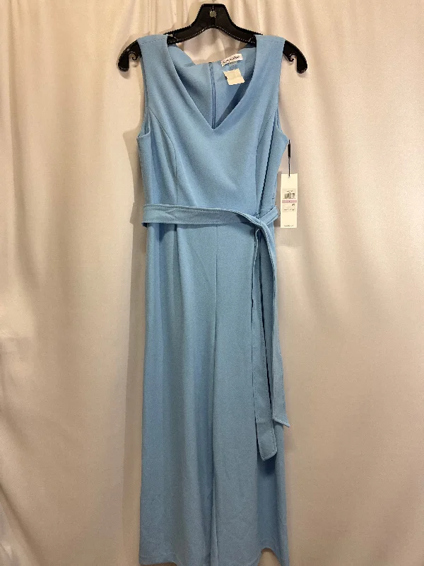 Jumpsuit By Calvin Klein In Blue, Size: S Casual chic unclassified dresses