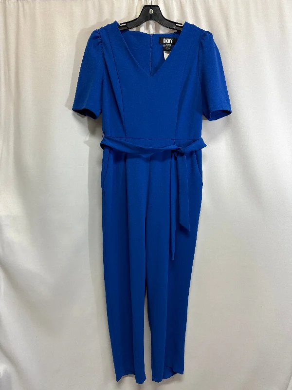 Jumpsuit By Dkny In Blue, Size: M Knitted unclassified dresses