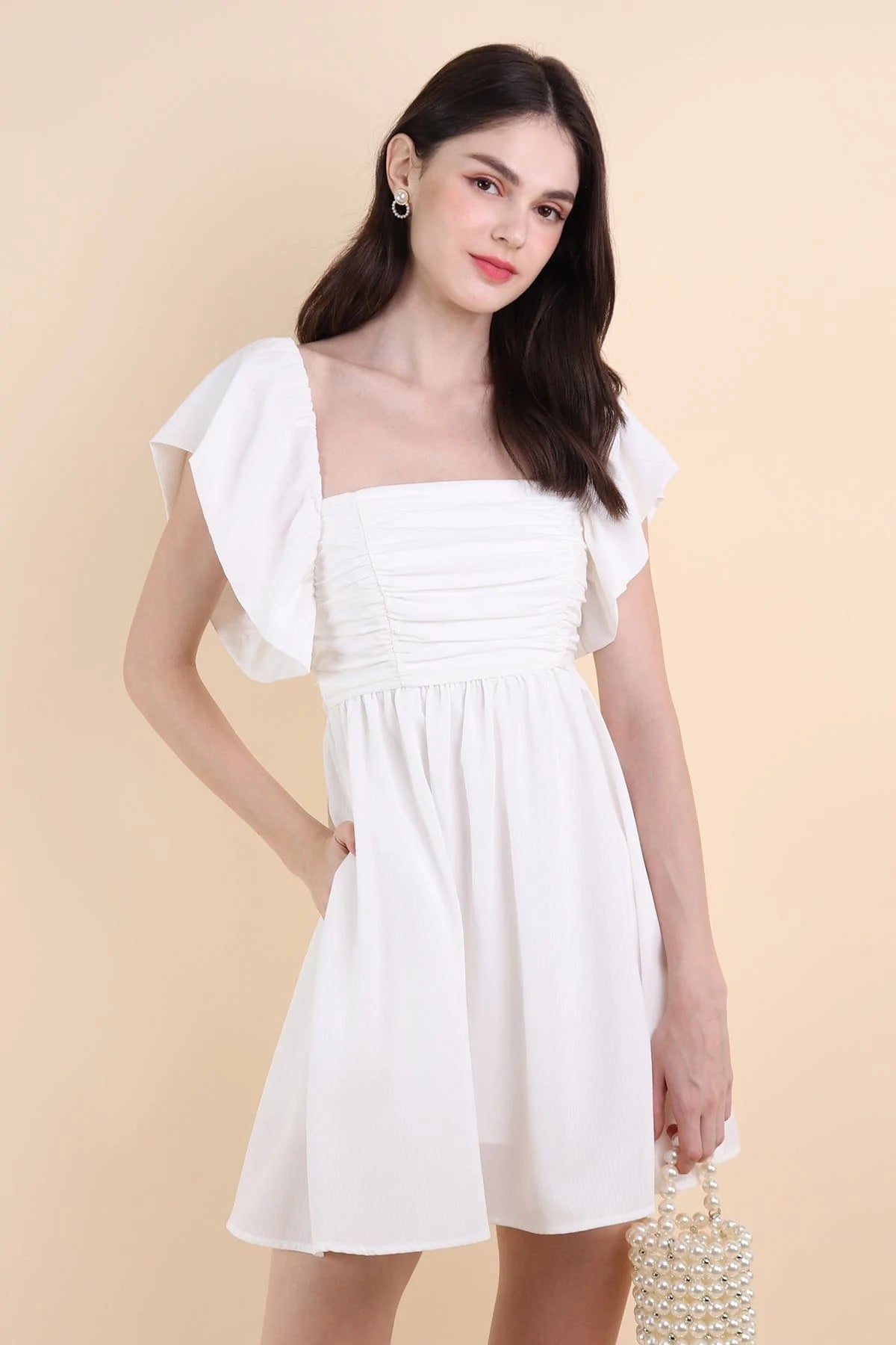 LILITH ROMPER DRESS WHITE Graduation unclassified dresses