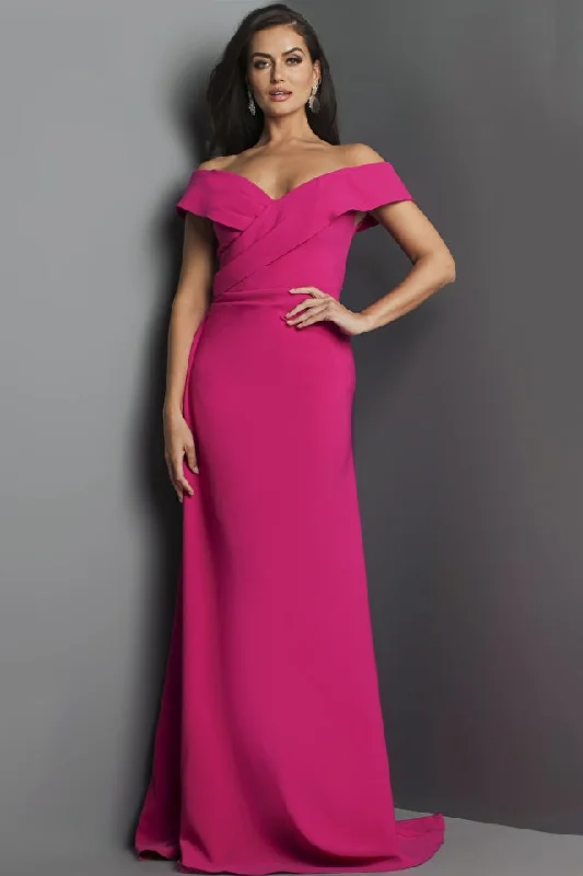 Off Shoulder A-Line Evening Gown By Jovani -06746 Flowy unclassified dresses