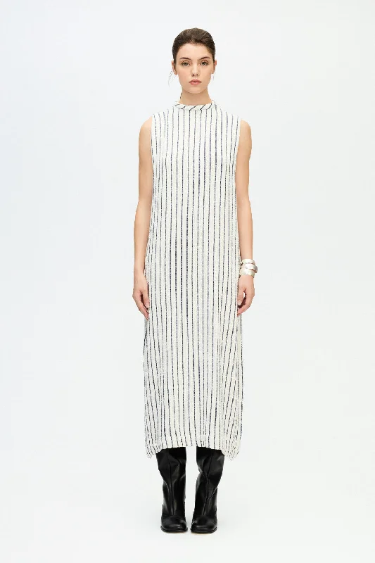 Striped Textured Dress Knitted unclassified dresses