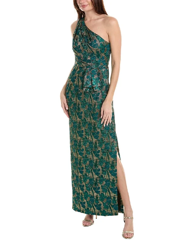 Aidan Mattox Brocade Maxi Dress Embroidered Maxi Skirt