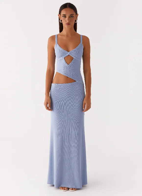 Jocelyn Maxi Dress - Blue Formal Maxi Outfit