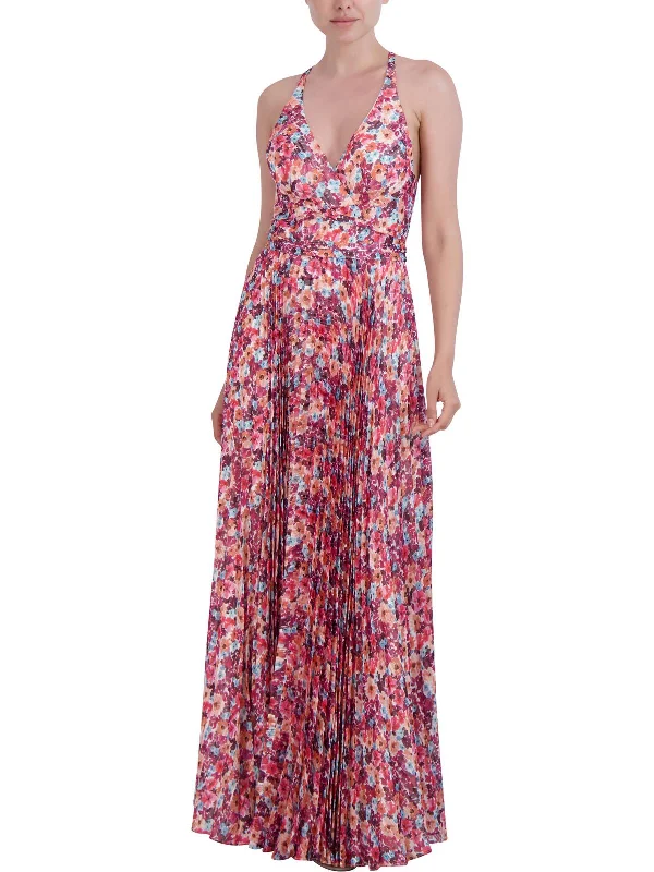 Womens Chiffon Floral Maxi Dress Long Boho Skirt